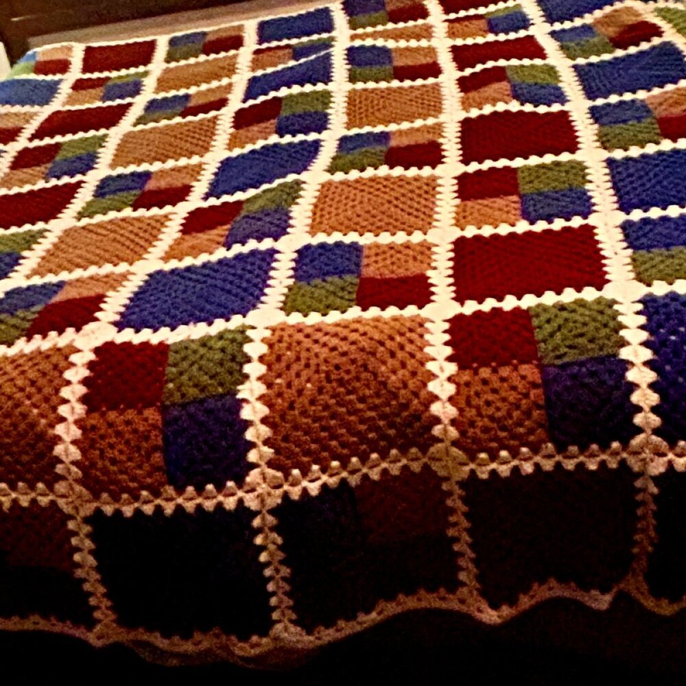 90x90 crochet blanket